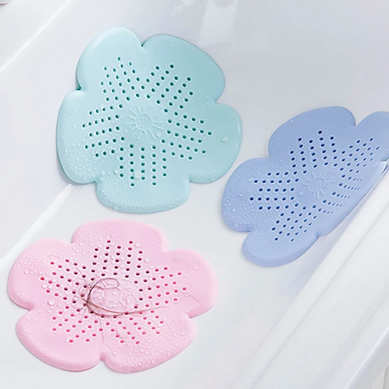 LeKing Kitchen Sink Drain Silicone Hair Catcher Bathroom Stopper Strainers Shower Cover Basin Sink Sewer Hair Filter Accessories