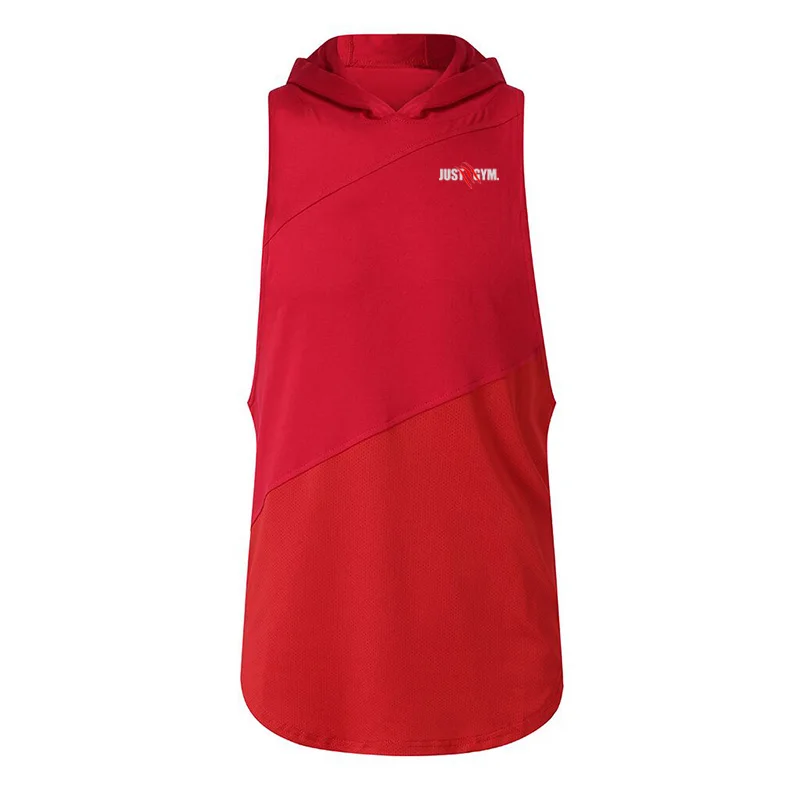 Brand Hooded New Gyms Tank Top Men Cotton Vest Bodybuilding Muscle Tops Sleeveless Shirt Casual Clothing Singlet  Fitness 