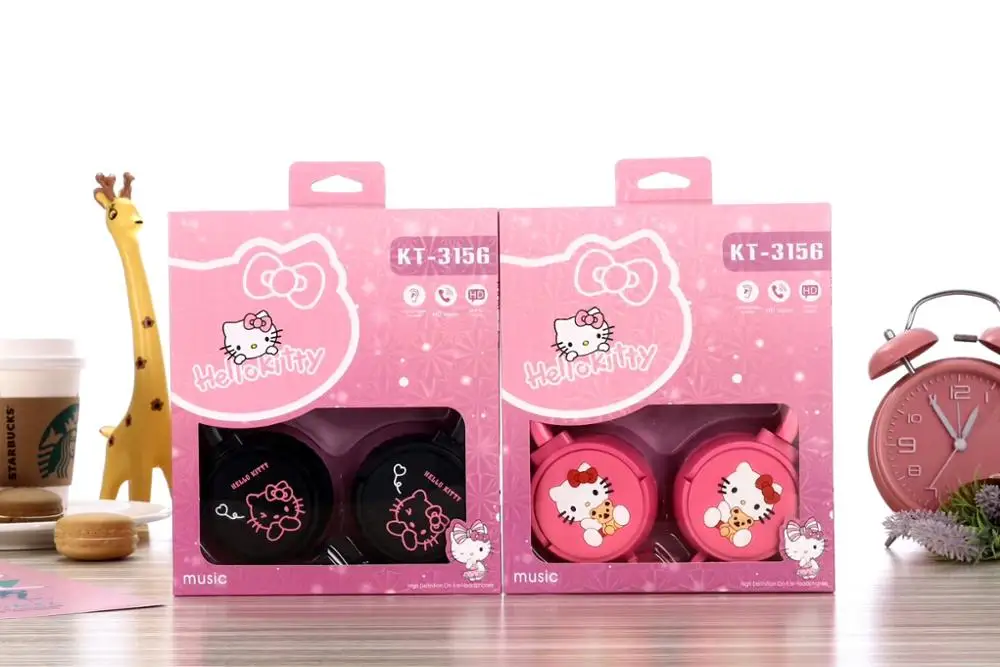 Kinder Nette Cartoons Kopfhörer für Kinder Mädchen Faltbare Einstellbare Über Ohr Headsets für iPad Handys Computer