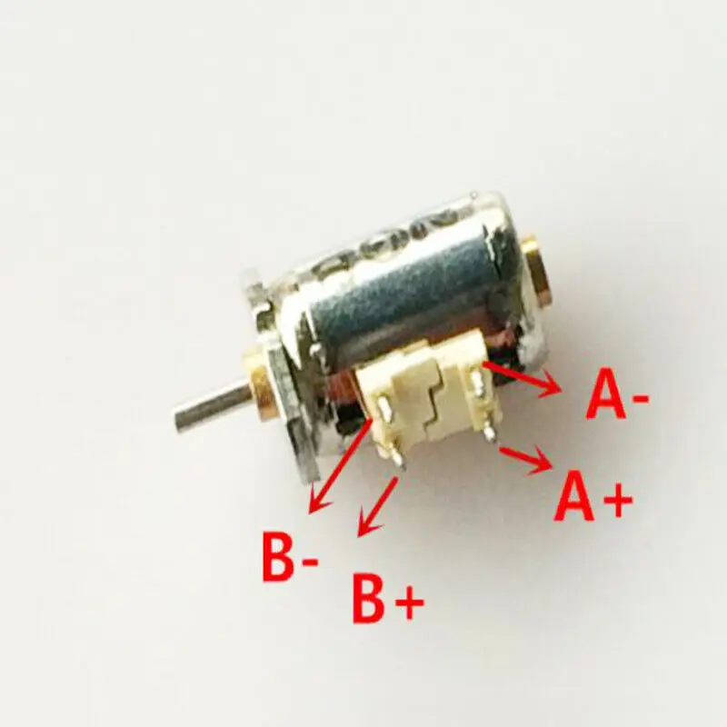 Motor paso a paso de 2 fases, 4 cables, Micro 10mm, miniatura pequeña, diámetro 10mm, Mini Motor paso a paso, cámara Digital de precisión