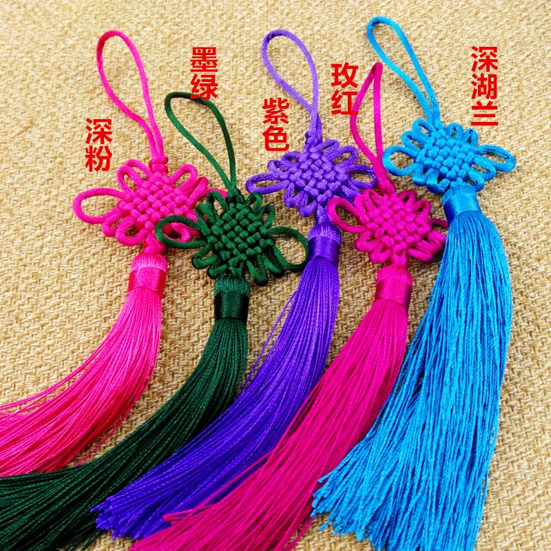 6 pans 12 Tassels Suit Chinese Knotted Special Gifts for Foreigners