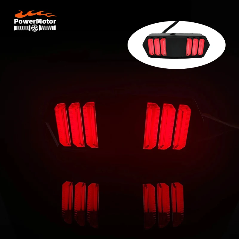 

Motorcycle Turn Signal LED Tail Light Flashing Running Brake Stop Signal for Honda Grom MSX125 CBR650F CTX700 CTX700N YG-125