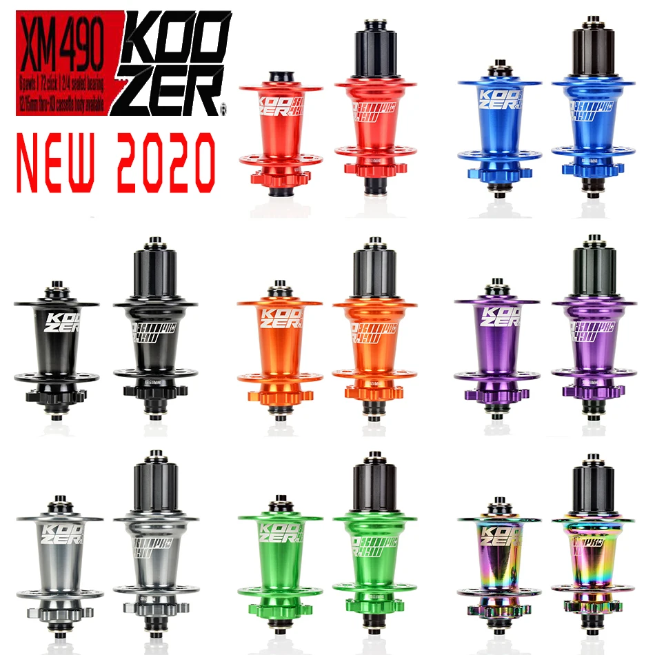 

4 подшипника Koozer MF490PRo, ступица для горного велосипеда, 10*135 м, QR100 * 15 12*142 мм, сквозь 28/32/36 отверстия, ступица дискового тормоза для велосипеда