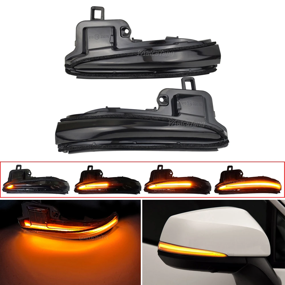 LED Dynamic Turn Signal Light Sequential Side Mirror Indicator For Toyota Alphard Vellfire RAV4 XA50 2019-2020 Highlander 2020