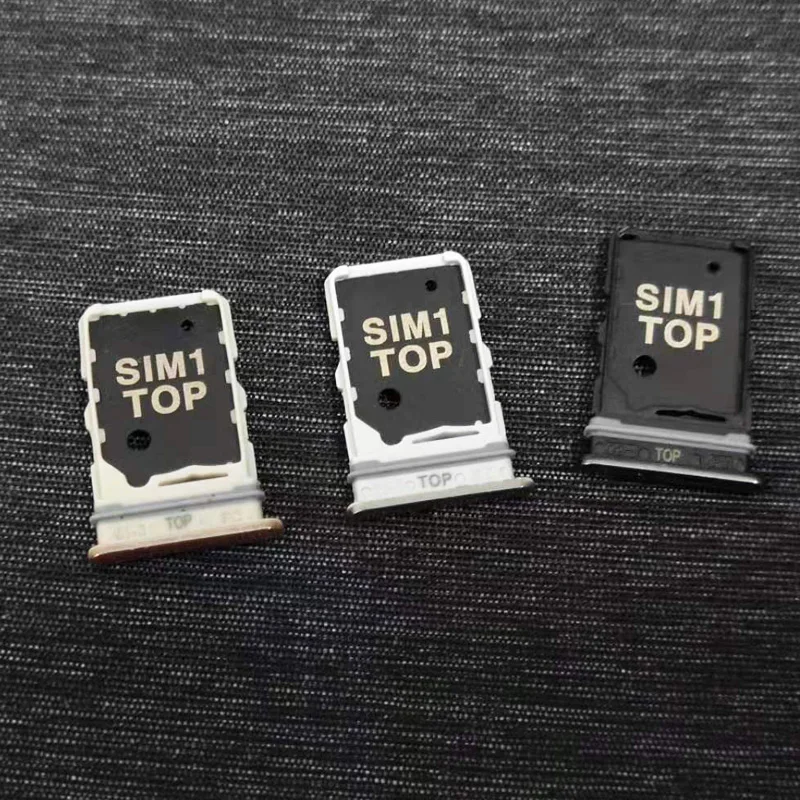 10 stks/partij Voor Samsung Galaxy A80 SM-A805F Micro Sim-kaart Houder Slot Lade Vervanging Adapters