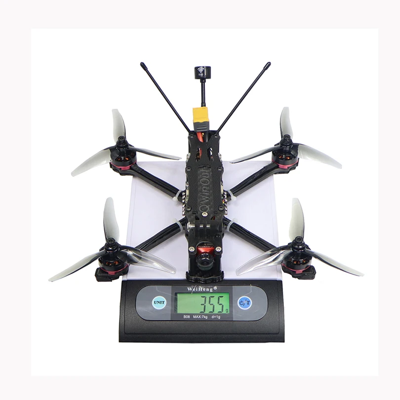 RTF XY-5 220mm FPV Racing Drone 4-5S with RS2205 2300KV Motor F4 V2 Flight Control Micro Camera 51466 Propeller DIY Quadcopter