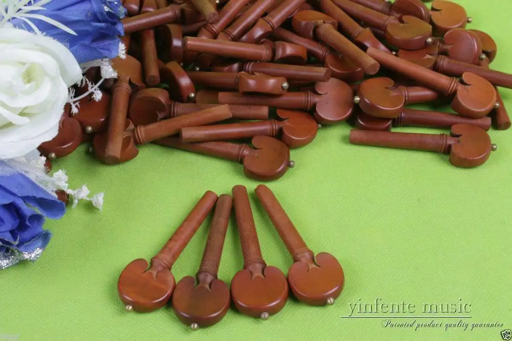 10 set 40 pcs violin peg Natural jujube violin peg Copper dot violin parts #724