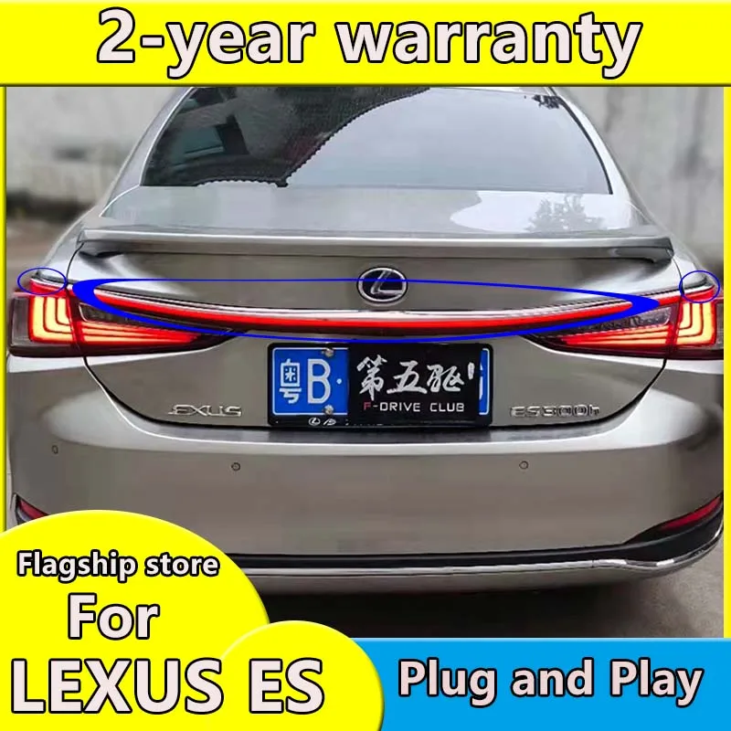 

Car Styling Rear Lamp for Lexus 2018-2021 ES200/260/300h Middle taillights dynamic turn signal LED rear lamp Auto Accessories