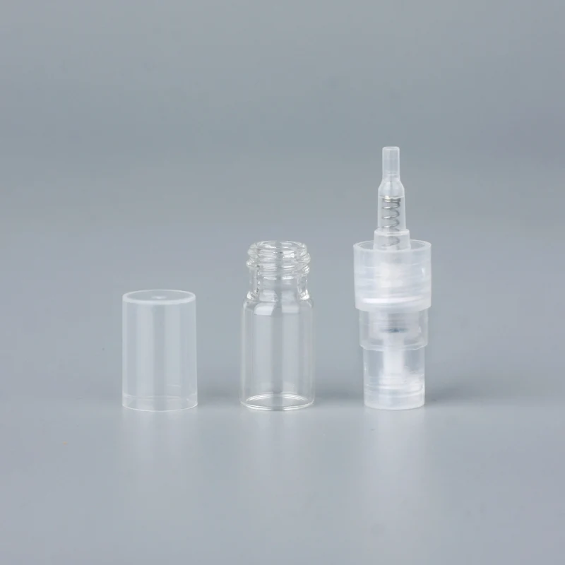 100Pieces/Lot 1ml mini Perfume glass Spray Bottle Refillable Empty Bottles Cosmetic Containers Portable Perfume Atomizer Sample