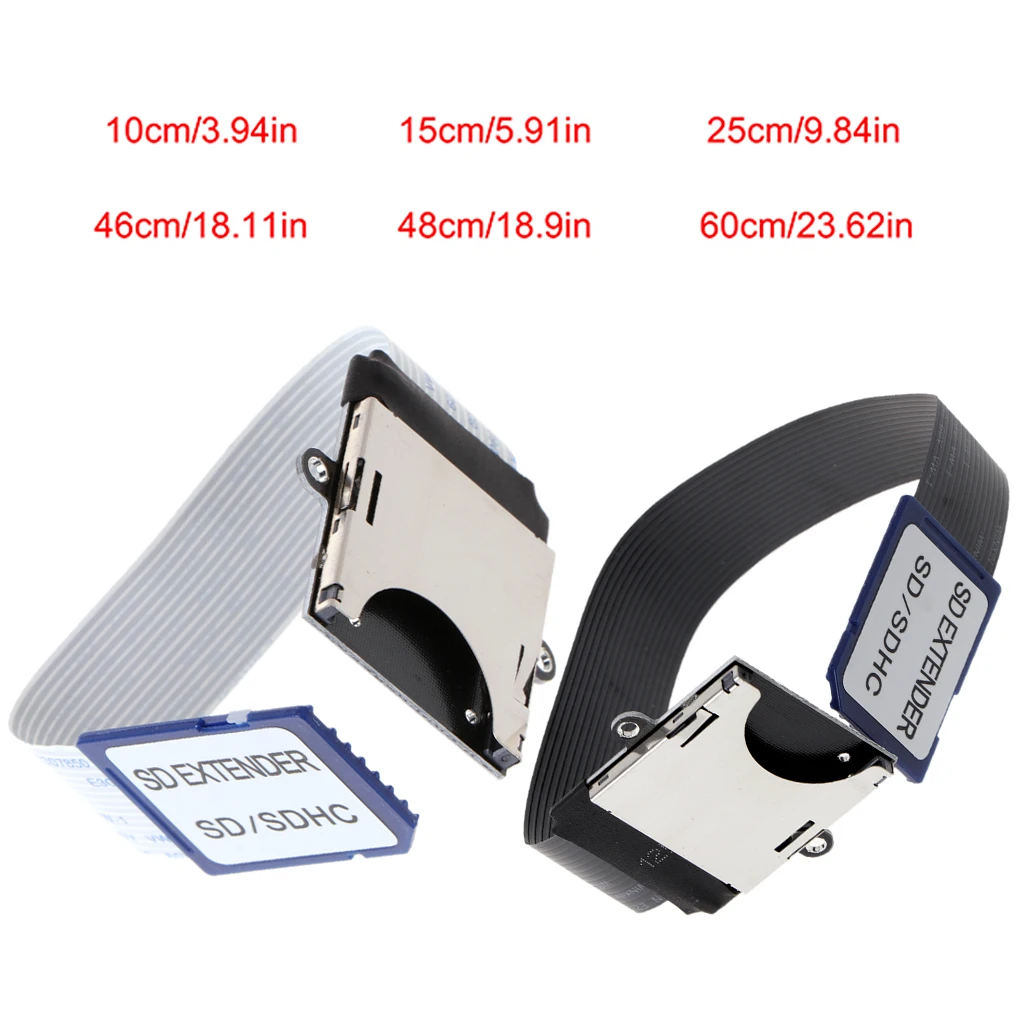 Cable de extensión Adaptador SD macho a SD hembra para impresora 3D Raspberry Pi GPS TV