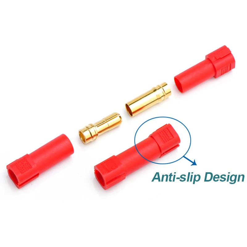 Amass XT150 Connector Plug Male Female 120A Large Current with 6mm Gold plated Banana Plug for RC LiPo Battery Aircraft Drones