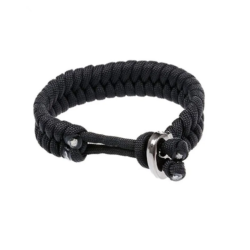 Outdoor Adjustable Bracelet Camping Survival 7 Core Paracord Bracelet Men Sports Parachute Cord Bracelet Men