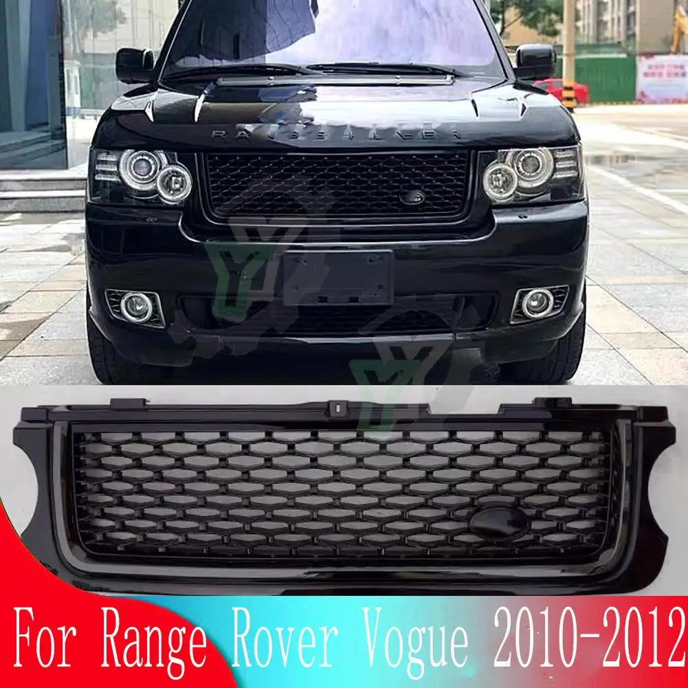 For Land Rover Range Rover Vogue L322 2010 2011 2012 Car Accessory Front Bumper Grille Centre Panel Styling Upper Grill L 322