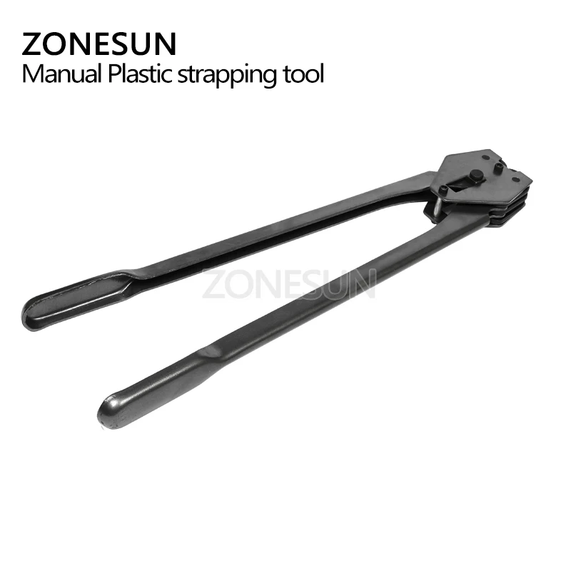 ZONESUN – outil manuel de cerclage en plastique, scelleuse et tendeur pour 12-16mm, outil d'emballage en PP PET, briques d'outils manuels