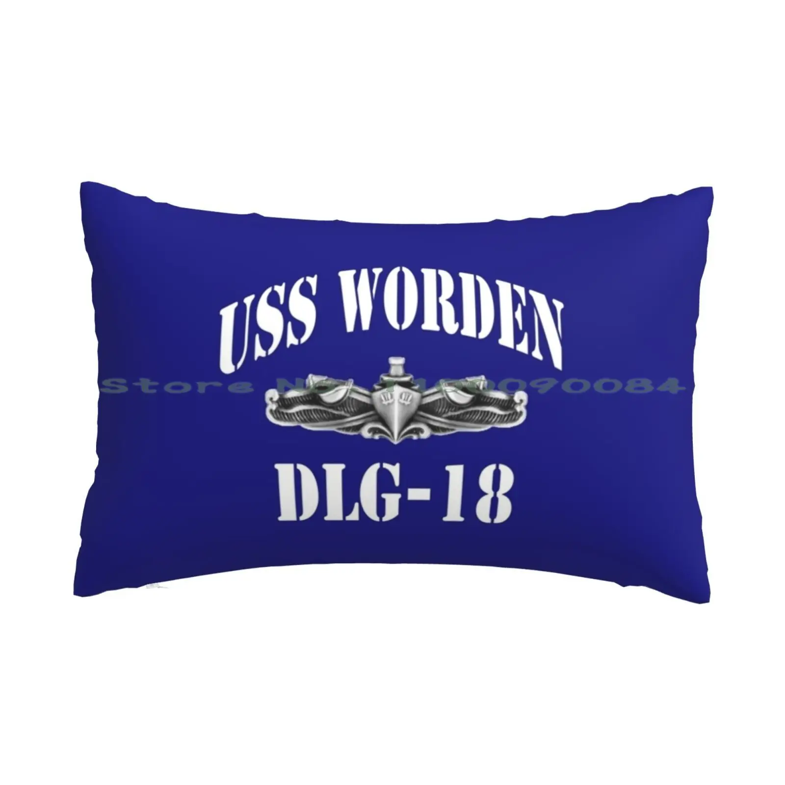 Uss Worden ( Dlg-18 ) Ship's Store Pillow Case 20x30 50*75 Sofa Bedroom Uss Worden Dlg 18 Cg Destroyer Leader Guided Missile