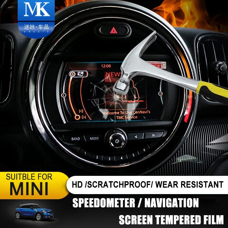 Car Tachometer Speedometer GPS Display Screen Tempered Protective Film protector For Mini Cooper F54 F55 F56 F57 F60 Countryman