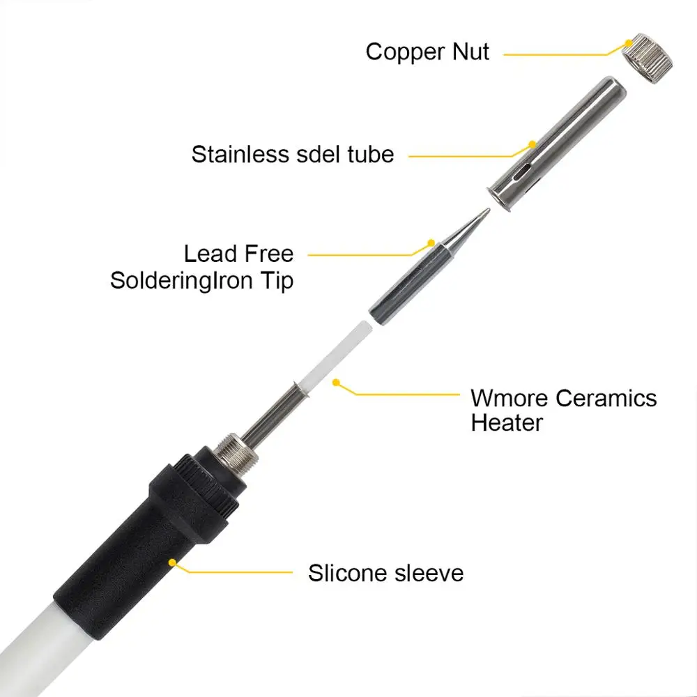 JCD 110V 220V 60W Electric Soldering iron 908 Adjustable Temperature welding Solder iron tool With soldering iron stand cleaner