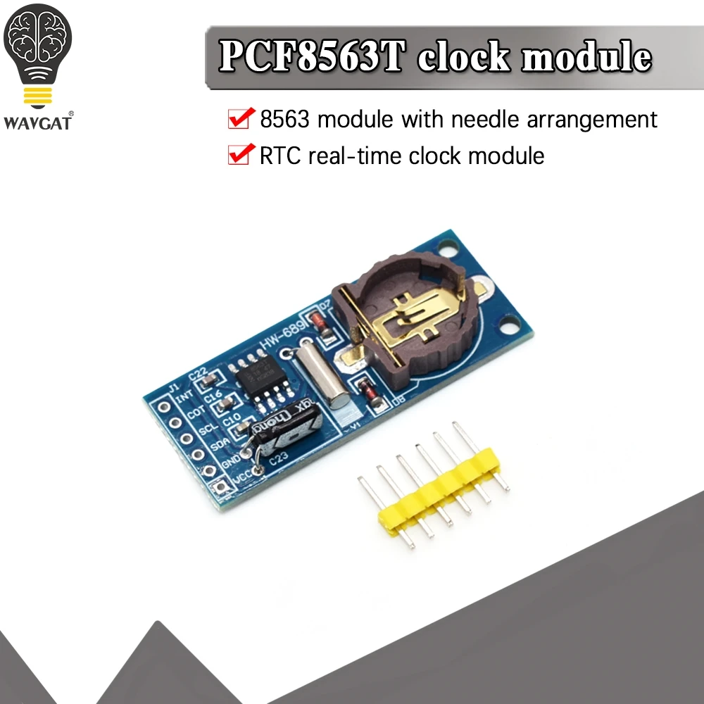 New PCF8563 PCF8563T 8563 IIC Real Time Clock RTC Module Board Good than DS3231 AT24C32 (without battery)