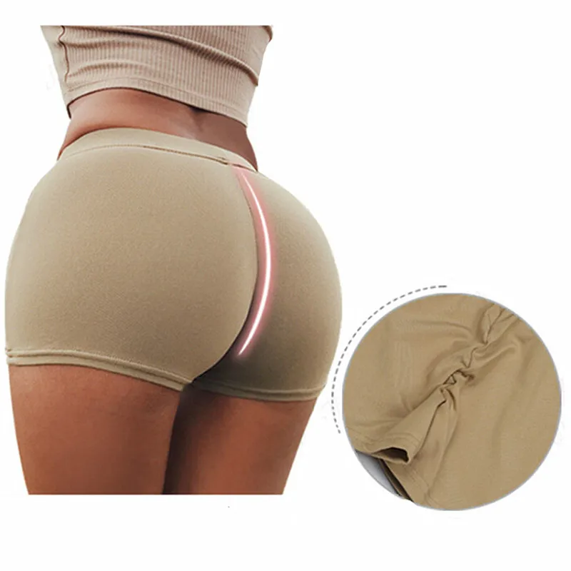 2025 Summer New Shorts Workout Sportwear Women High Waist Hip Lifting Shorts Workout Stretch Gym Bottoms Boxer Women Femme