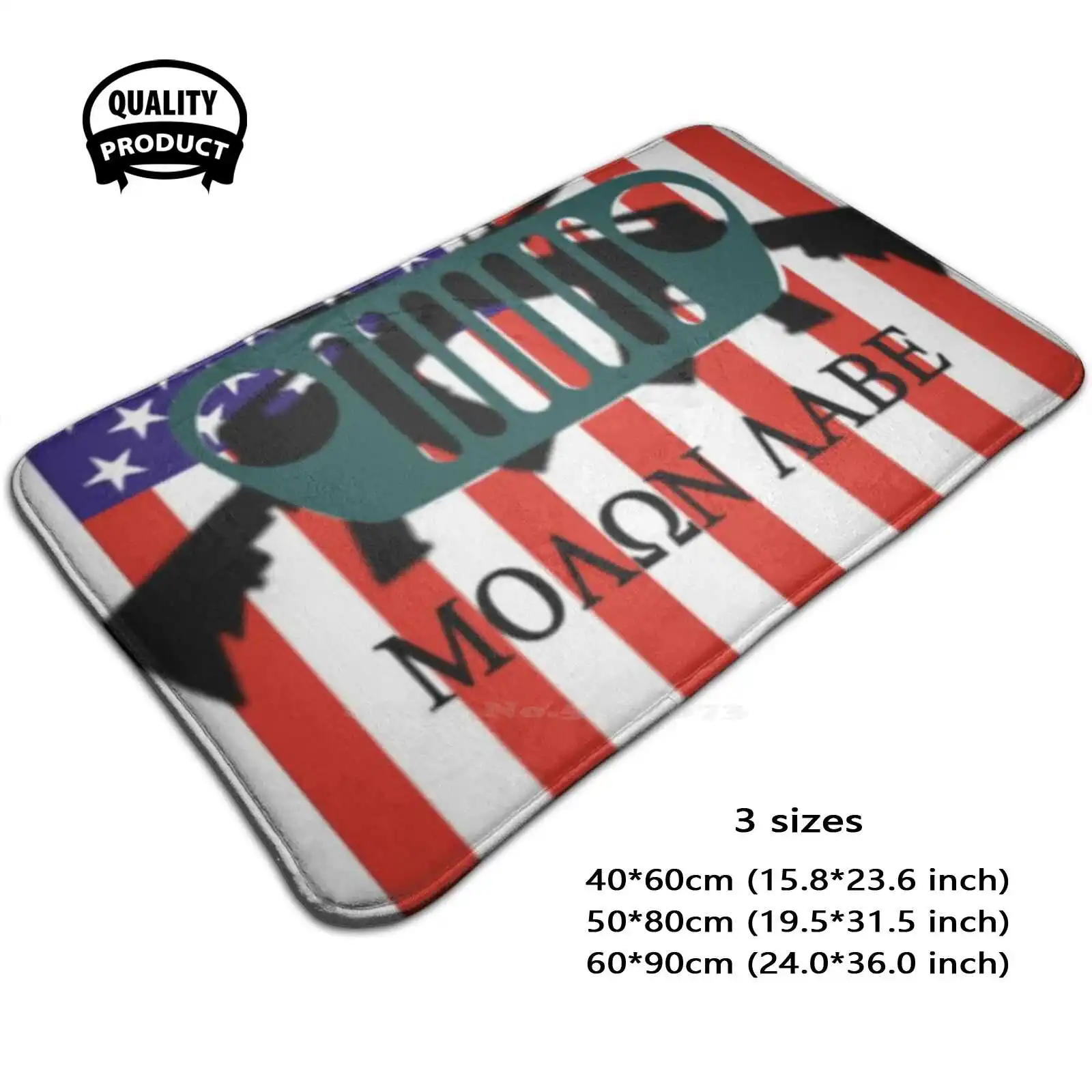 1776 1941 Gun Soft Cushion Home Carpet Door Mat Car Rug Wave Nation Xj Lovers Jk Dog Logo Willys Teen Wolf Roscoe The Eat Sleep