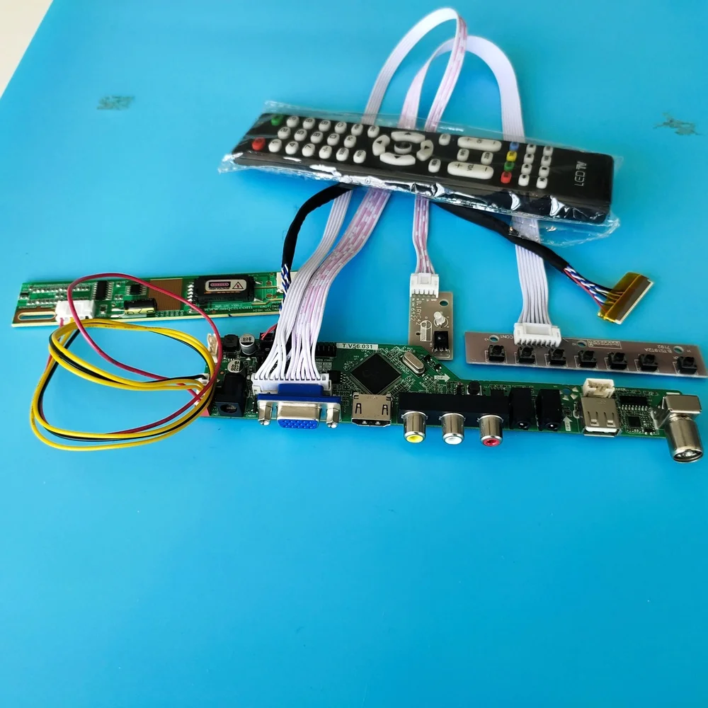 

Kit For QD15TL02 Rev.03/Rev.04 AV LCD Display USB LED Controller Board Remote HDMI LVDS VGA Screen 1280x800 TV Panel Audio 15.4"