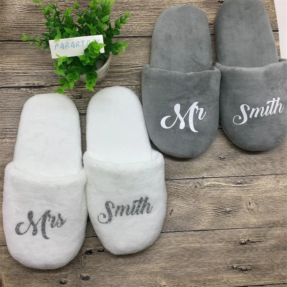 

Personalized Name Slippers,Wedding Favor,Bride & Bridesmaid Slippers,Gift for Wedding Guest,Girls Spa Slippers