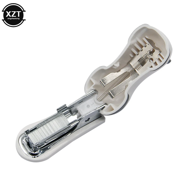 ใหม่ Mini Panda ชุดเครื่องเย็บกระดาษการ์ตูนอุปกรณ์สำนักงานเครื่องเขียนกระดาษคลิป Binder Book Sewer