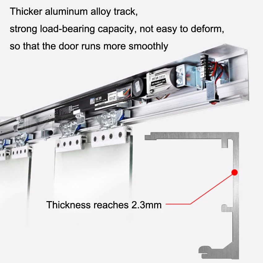 Automatic Door Unit Glass Door Induction Door Motor Complete Set Of Electric Sliding Access Controller Panning Shift System