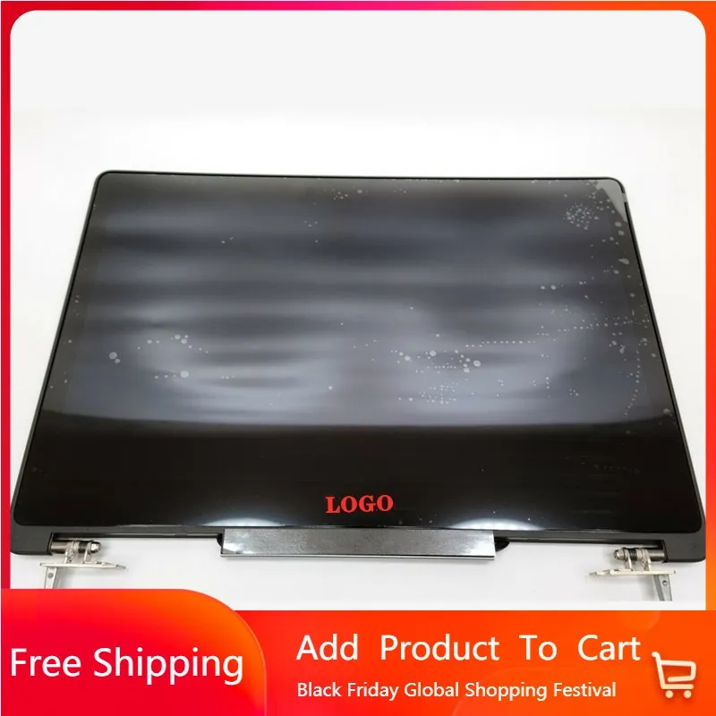 15.6 inch LCD Screen For Dell Precision 15 7510 7520 FHD Glossy Laptop LCD Display Screen Assembly MDFT7 MH6K9 Upper Part