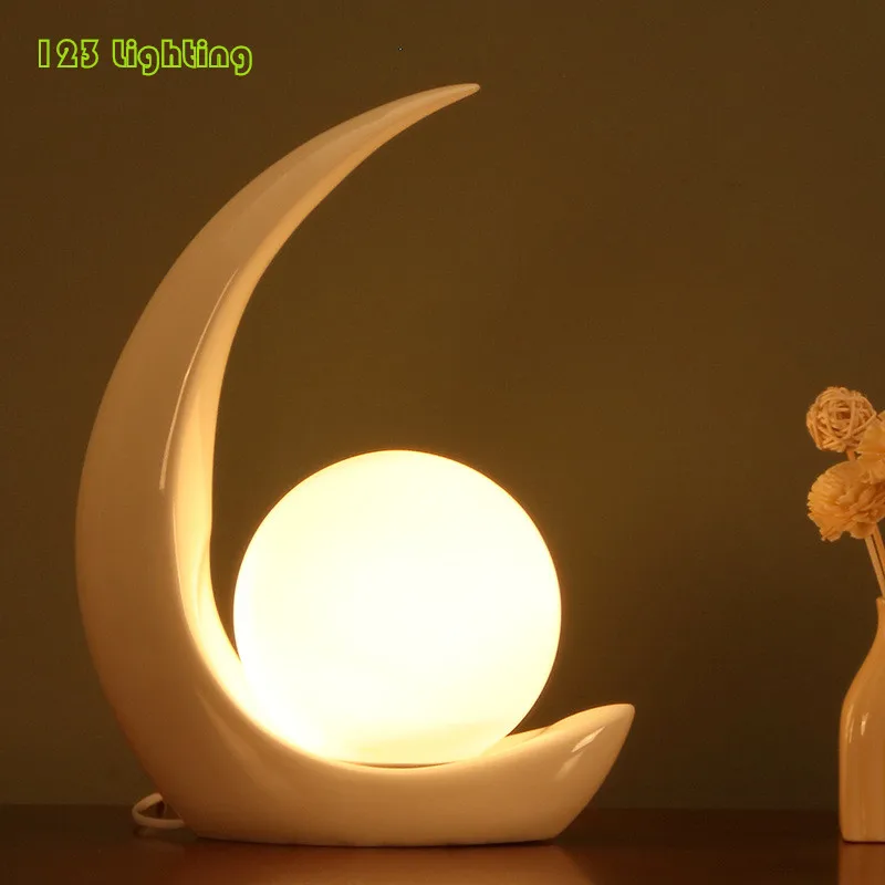 

Dimming White/Black/Red Desk Lamp White Glass Bedroom Living room Table Light LED Bedside Lamp Home Decoration Lighting Fixtures