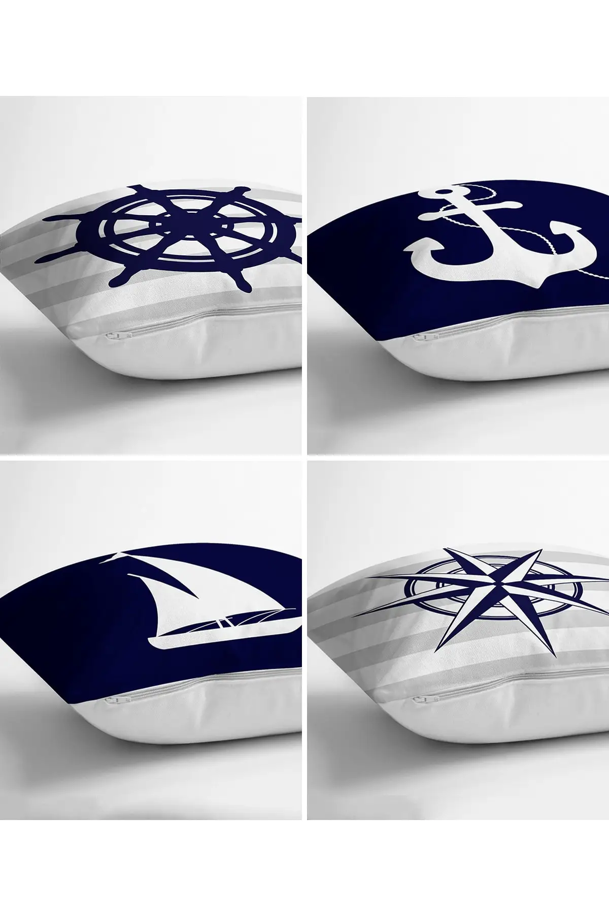 สีชั้น The Seaman บนพื้นผิว Modern Cushion หมอนตกแต่งชุดหมอนตกแต่ง