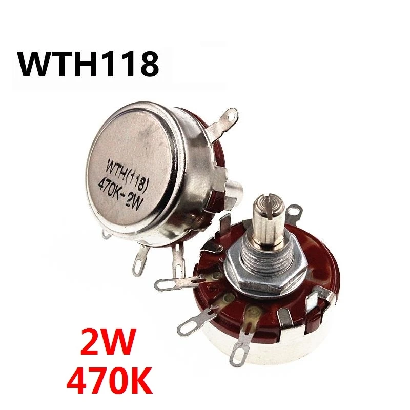 

WTH118 2W 470k Single Turn Carbon Film Potentiometer