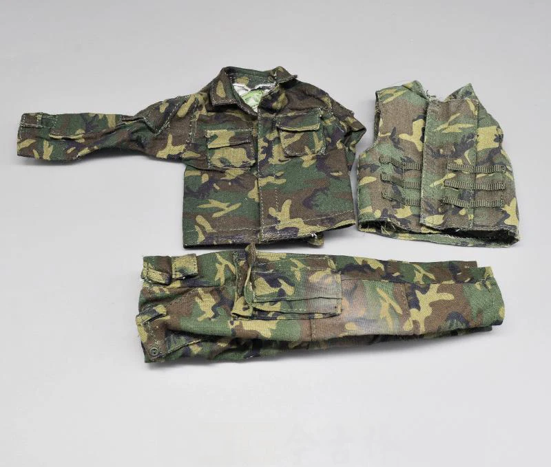 

BBI 1/6th Modern Special Forces Jungle Camouflage Combat Dressing Suit For 12inch Soldiers On Special Offer