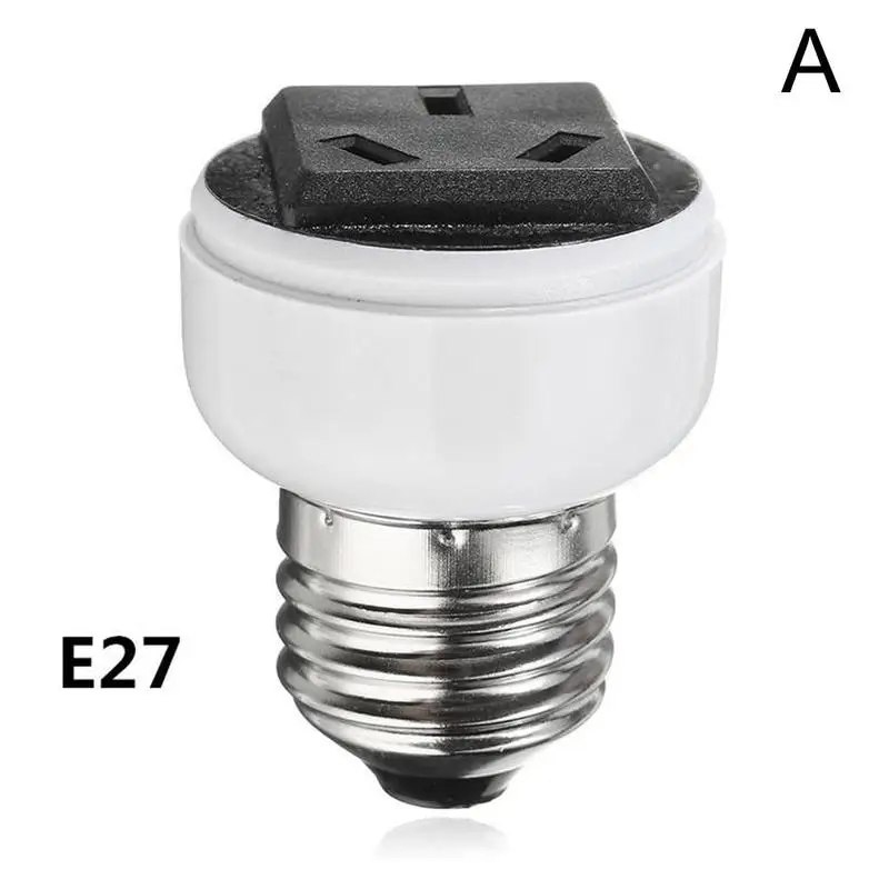 E27/b22 US/UK Plug Screw Light Bulb Socket Lamps Holders Female Sockets Power Supply Conversion Adapter For US EU Plug