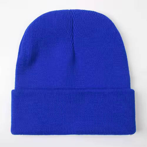 Solid Unisex Beanie Autumn Winter Wool Blends Soft Warm Knitted Cap Men Women SkullCap Hats Gorro Ski Caps 24 Colors Beanies - Image 28