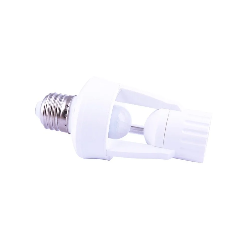 AC 110-220V 360 Degrees PIR Induction Motion Sensor IR infrared Human E27 Plug Socket Switch Base Led Bulb light Lamp Holder