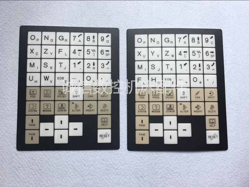 Membrane Keysheet FANUC A98L-0005-0298#T A98L-0005-0298#M Keypad Keyboard for AO2B-0309-H124/T Milling Machine and Lathe Machine