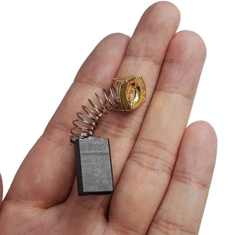 10 pz 5 × 11 × 17mm Spazzola di Carbone per Utensili Elettrici CB303 Martello Elettrico Smerigliatrice Angolare Spazzola di Grafite Makita Pezzi di Ricambio