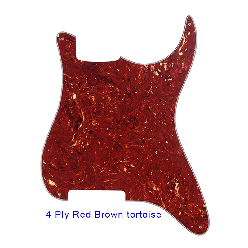 Xinyue JEbtParts-Pour US, 4 vis de montage, Trou Standard St Blank Strat, Garde JE514 Plusieurs couleurs disponibles