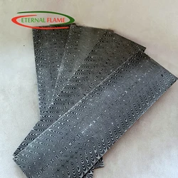 Powdered Damascus Steel that has been Heat Treated Raw Materials for Handmade Knives Whole Body Hardness 58±1HRC