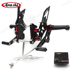 Arashi Motorcycle Rider Footpeg For SUZUKI GSXR1300 2008-2020 CNC Adjustable Footrests Rearset GSX-R GSXR 1300 GSX1300R HAYABUSA