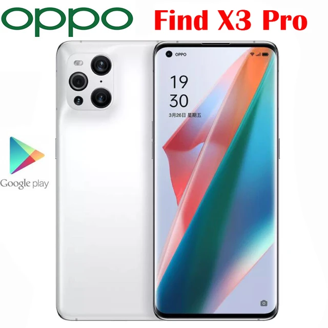 Original OPPO New Find X3 Pro 5G Cell Phone 6.7inch AMOLED Snapdragon888  65W SuperVOOC 4500Mah Battery NFC 50.0MP Camera