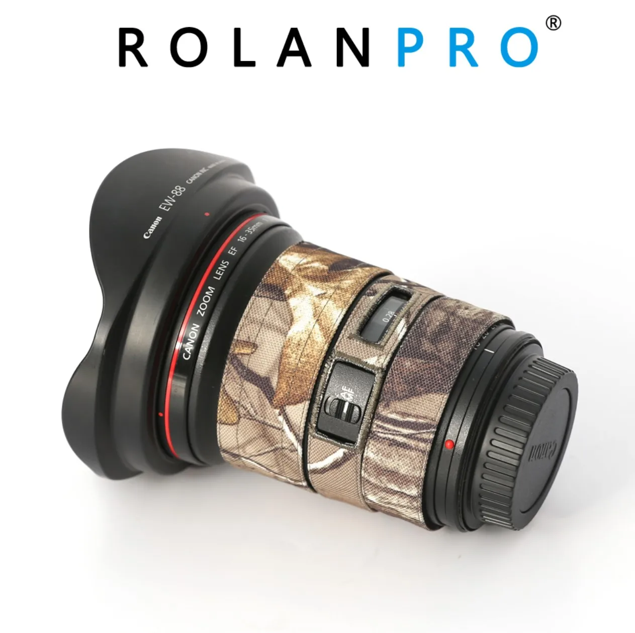 

ROLANPRO Lens Camouflage Coat Rain Cover for Canon EF 16-35mm f2.8L II USM Lens Protective Sleeve For Canon SLR camera Lens Coat