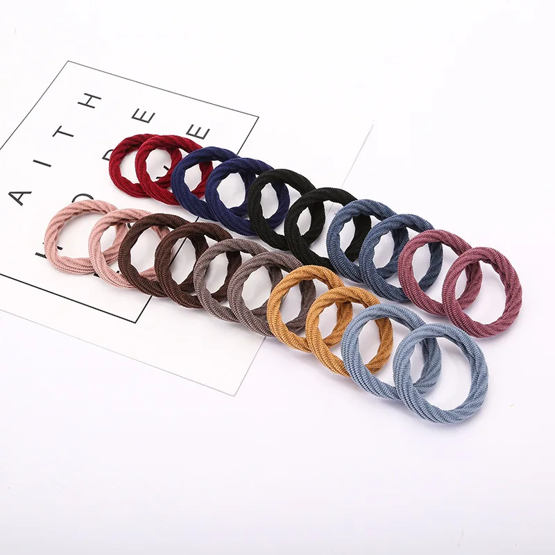 10PCS/Lot Women Girls Nylon Elastic Basic Hair Bands Ponytail Holder Rubber Bands Scrunchie Headband Hair Accessories Cute Gifts