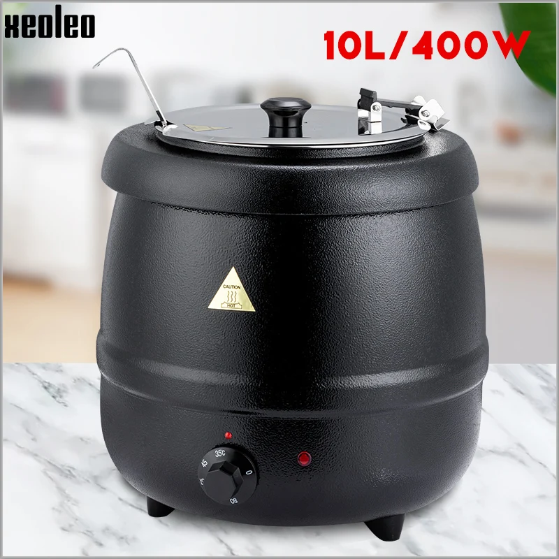 XEOLEO 10L Multifunction Electric Soup Stew Food Heating Warmer for Cooking Soup/Porridge/Pregnant Tonic Paint/Stainless Steel