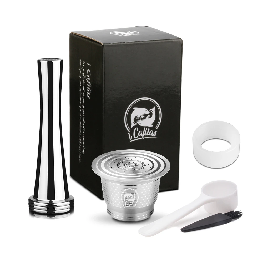 Stainless Steel Refillable Reusable Coffee Capsule Cafeteira Filter for K Fee &Tchibo Cafissimo Cream Maker