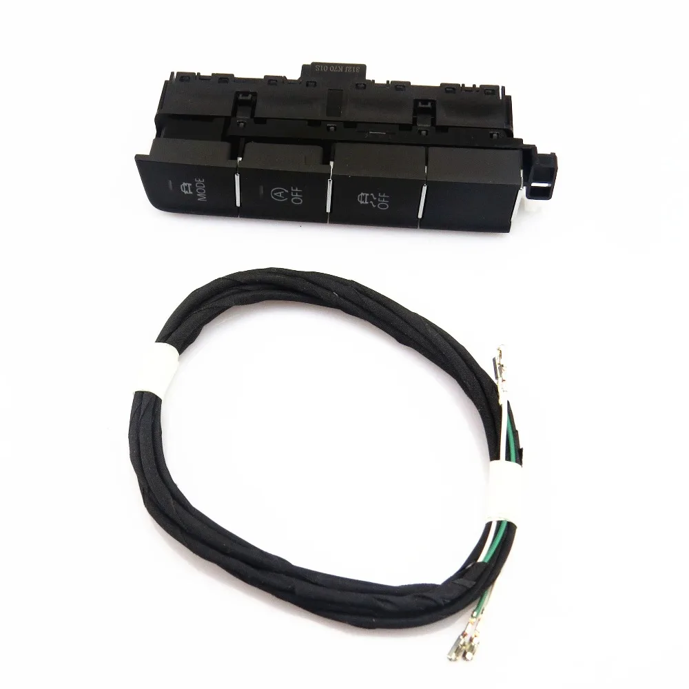 

SCJYRXS 1Set New Auxiliary Driving Switch Button&Cable Harness 3GD 927 137A For Passat B7 B8 3G CC 3GD 927 137 A 3GD927137A