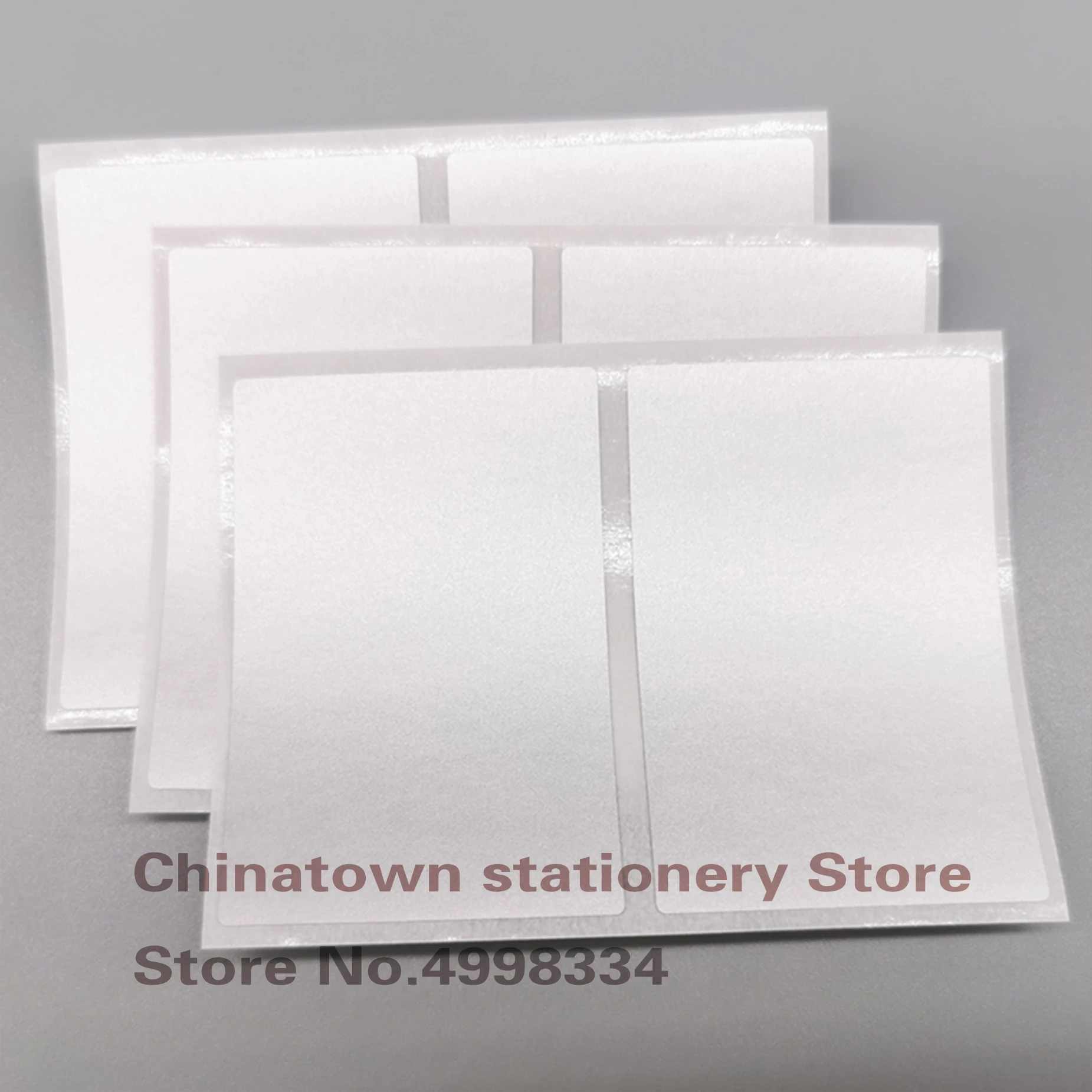 50pcs 38mm*57mm silver adhesive SCRATCH OFF stickers DIY Password sticker hand made scratched stripe card film