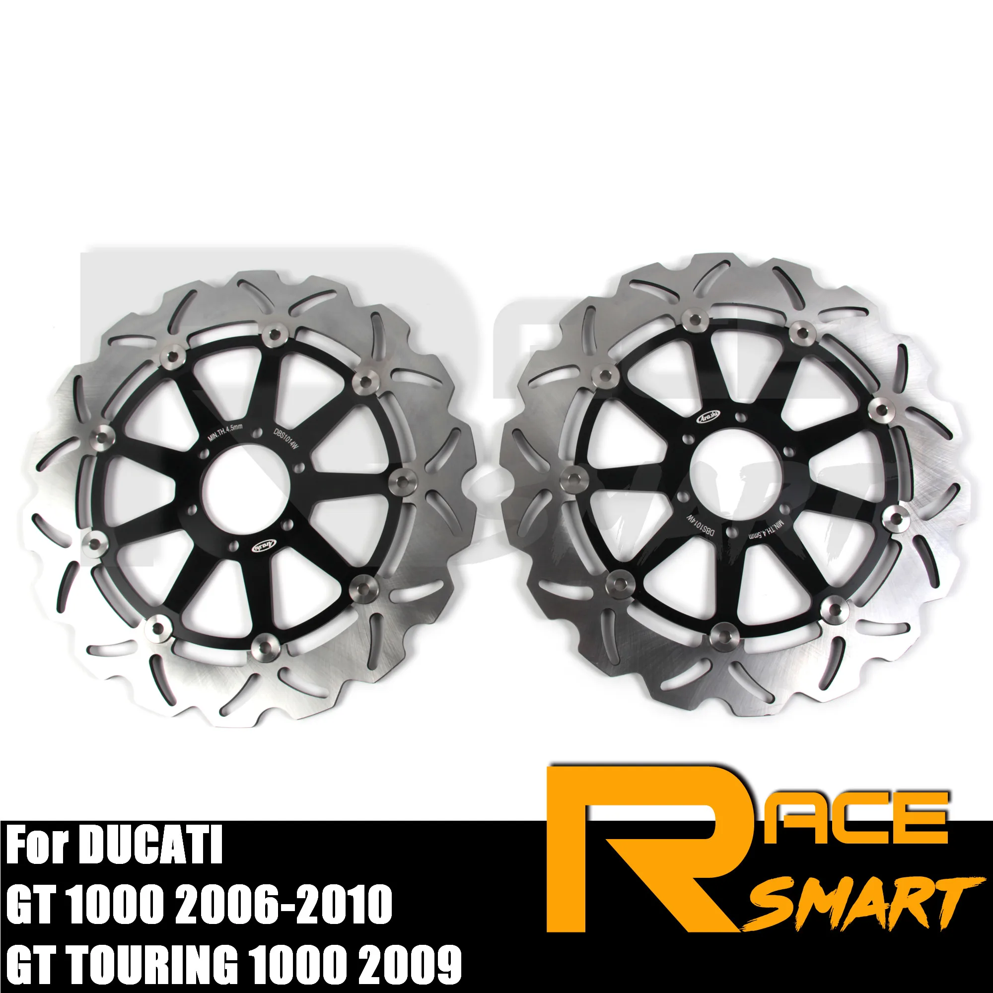 320mm Motorcycle CNC Front Brake Disks For DUCATI GT TOURING 1000 2009 Discs Rotors GT 1000 2006 - 2010 GT1000 2007 2008 2009