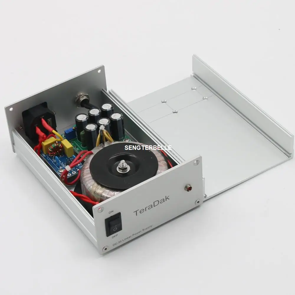 Готовый TeraDak Hi-End 30 Вт тороидный трансформатор Линейный источник питания 5 в 7 в 9 в 12 В Hi-Fi внешний блок питания